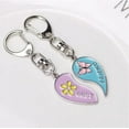 thumbnail image 2 of Best Friend Keychain Set of 2 Girls friend Christmas Gifts for Best Friends Birthday Gift for Bestie Cute Friendship Keychains for Women Friends Matching Heart Puzzle Key Chain, 2 of 7