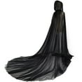 thumbnail image 4 of Elegant Hooded Cape Apparel With Detailed Lace Trim For Performances And Events, 4 of 7