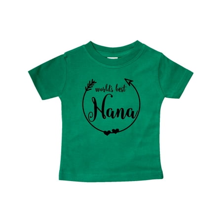

Inktastic World s Best Nana Gift Baby Girl T-Shirt