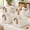 Beige-20L (14.8"L x 10.3"W x 8.3"H), variant on Gray & White 20L (14.8"L x 10.3"W x 8.3"H) Fabric Storage Baskets 4 Pack for Shelves
