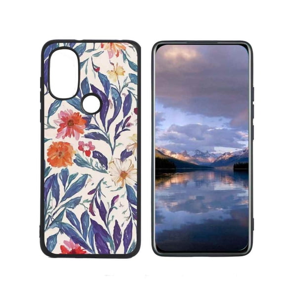 Flowers-118 Phone Case, Degined for Moto G Power 2022 Case Men Women, Flexible Silicone Shockproof Case for Moto G Power 2022