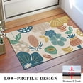 thumbnail image 3 of Beige Pioneer Flower and Leaf Pattern Door Rugs,Washable Non Slip Door Mats Indoor,Decorative Door Mats,Entry Mat Indoor for Entrance,Bedroom,Kitchen,Bathroom,16"x24", 3 of 6