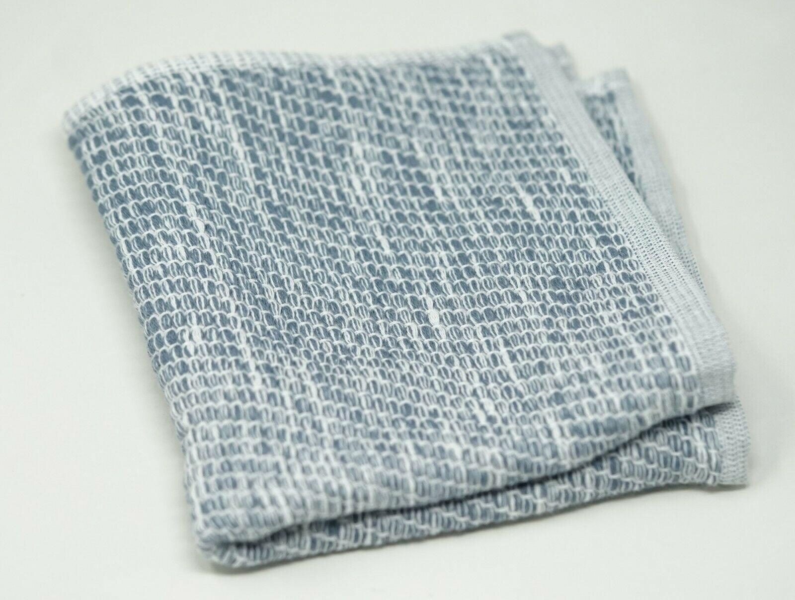 Oake Flat Woven 100% Cotton 13' x 13' Washcloth - Coast