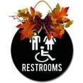 thumbnail image 1 of Eveokoki 11" Restroom Sign - Ideal Bathroom Signs for the Office, Business or Home - Apply to Door or Wall, 1 of 5