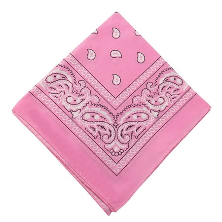 Paisley Bandanas Unisex Print Scarf Headwrap Handkerchief 21” Polyester