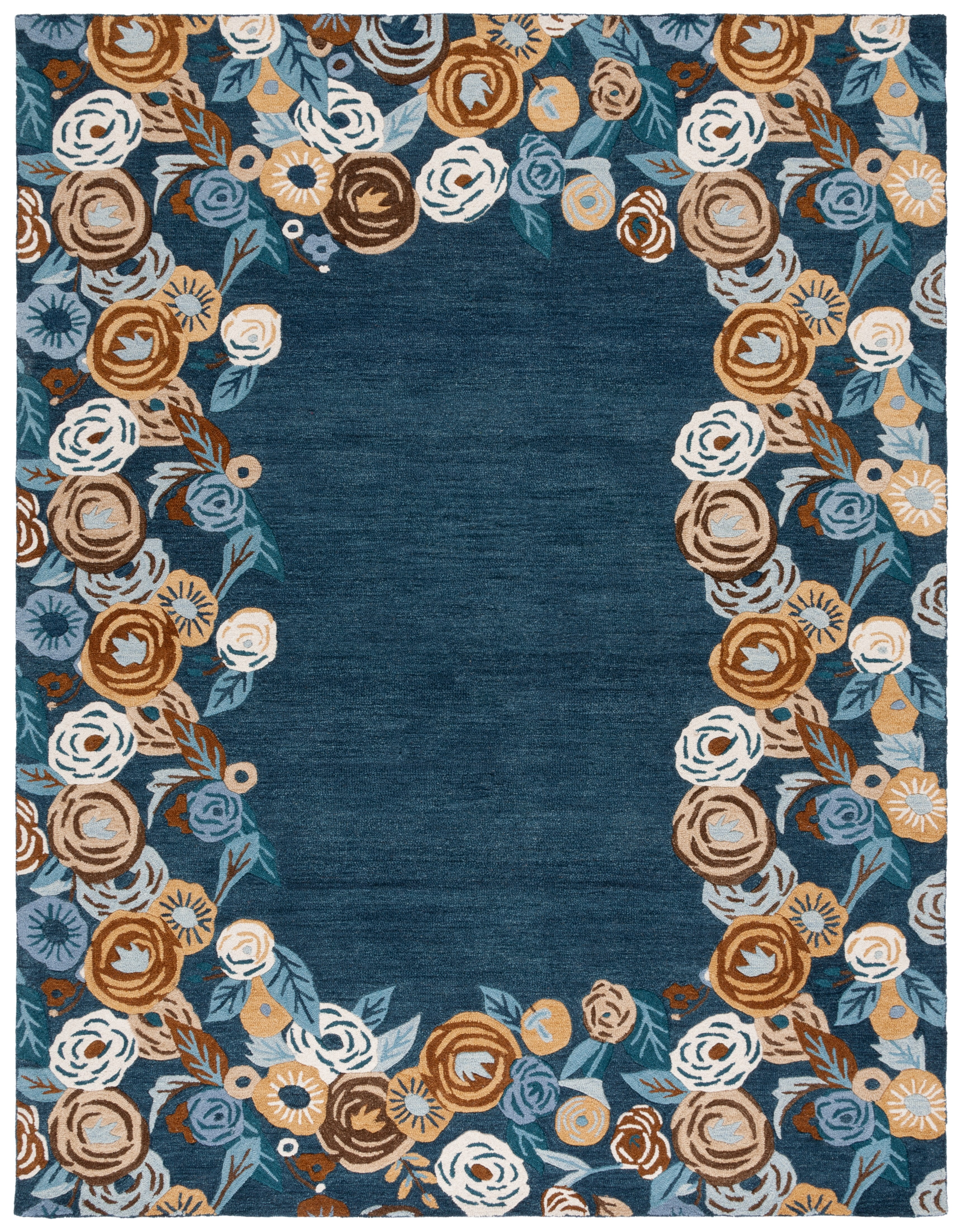 Safavieh Chelsea Trochez Floral Area Rug, Blue/Ivory, 8' x 10'