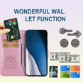 thumbnail image 2 of for Motorola Moto G73 5G Wallet Case for Women, Glitter Bling Diamond PU Leather Folio Cover with Card Slot Wrist Strap Built-in Kickstand Case for Motorola Moto G73 5G Owl Rose Gold, 2 of 8