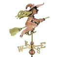 thumbnail image 1 of Good Directions 8849PG Witch Garden Weathervane, Polished Copper with Garden Pole, 1 of 4