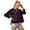 Black & Dark Red, variant on Women's Mesh Sheer Long Sleeve Top Button Down Hollow Out Hoodie See Through Lightweight Floral Summer Bomber Jacket Black & Dark Red XXL