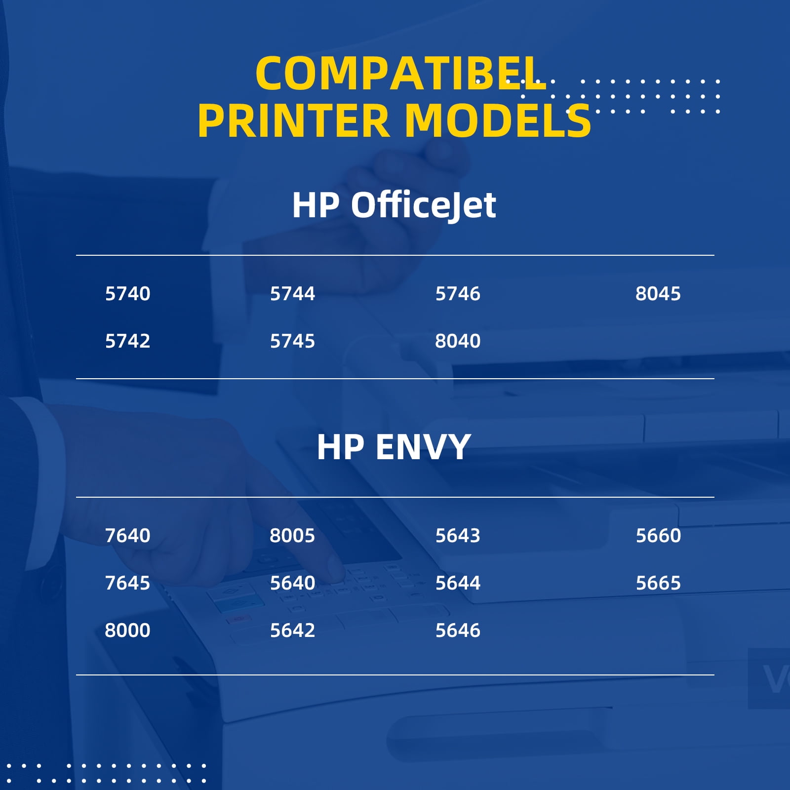 Remplacement de la cartouche d'encre pour HP Envy 5640 Offstrjet, Powered  XL, 62 XL, HP62, 200, 5540, 5740, 5542, 7640, imprimantes - AliExpress