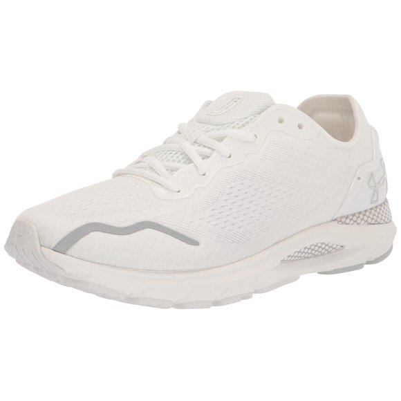 Under Armour Men's HOVR Sonic 6 Running Shoe, (100) White/White/Metallic Silver, 10.5