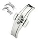 thumbnail image 5 of Hebilla desplegable en forma de mariposa, correa automática con cierre de Metal de doble clic para reloj masculino, 5 of 5