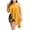 Yellow dresses for women 2023, variant on Wycnly Womens Dresses Ruffle One Shoulder Sexy Wrap Bodycon Night Club Formal Dresses Sleeveless Slash Neck Leaves Print Mini Summer Dress Yellow XL Clearance Clothes