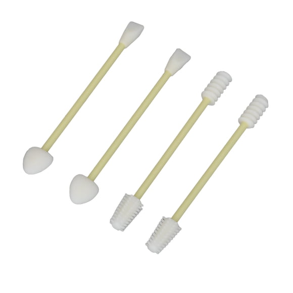 Hisopos De Algodón, Bastoncillos De Algodón Suaves Multiusos 4 Piezas Amarillos Para Limpieza De Teclado Para El Cuidado Del Bebé
