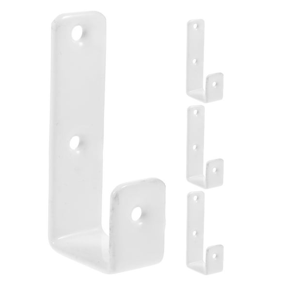 4PCS Bunk Bed Ladder Hook Brackets J Hook Hanger Bed Hooks Metal Utility Hooks Library Ladder Hardware Hooks for Bunk Bed Loft Bed Stairs