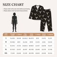thumbnail image 6 of Bingfone Womens Pajama Sets Cow Skulls Print,Long Sleeve Loungewear Pajamas Set-Medium, 6 of 9