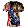 thumbnail image 4 of Camisas para Hombre Impresión Casual Top de Moda, Camisas a Rayas para Hombres Ropa de Pascua para Fiestas Y Diarios, 4 of 6