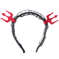 thumbnail image 1 of Diadema del diablo del aro del pelo de la calabaza del fantasma de la araña de Halloween, 1 of 5