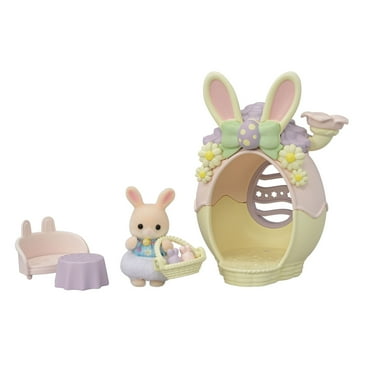 Calico Critters Easter Egg Hutch, Limited Edition Dollhouse Playset with Collectible Figure and Accessories