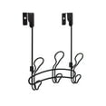 thumbnail image 4 of (4 pack) Mainstays SnugFit 3-Hook Over-the-Door Towel and Robe Rack, Oil-Rubbed Bronze, 4 of 8