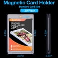 thumbnail image 7 of 30 Pack - Magnetic Card Holder, 35PT Magnetic Trading Card Holder, Baseball Card Holder, Hard Acrylic Card Cases, Card Protector for Game Baseball Sports Card, Fit for Standard Card, 7 of 7