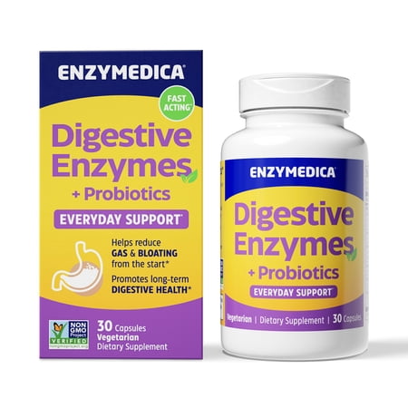 Enzymedica Digestive Enzymes and Probiotics Regular 30 ct