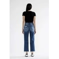 thumbnail image 2 of Mica Denim - High Rise Heavily Distressed Straight Crop Jeans (27.5" Inseam) - MDP-T3014M, 2 of 8