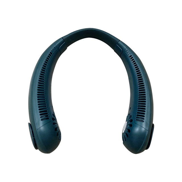 Ventilador de cuello colgante portátil Refrigeración por aire Ventilador perezoso portátil sin aspas verde Ehuebsd Libre de BPA