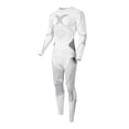thumbnail image 4 of DHFJKG Compression Shirt 2 Piece Set For Men Ski Athletic Workout Long Sleeve Slim Fit Top And Pants Breathable Base Layer Versatile Outfit, 4 of 5
