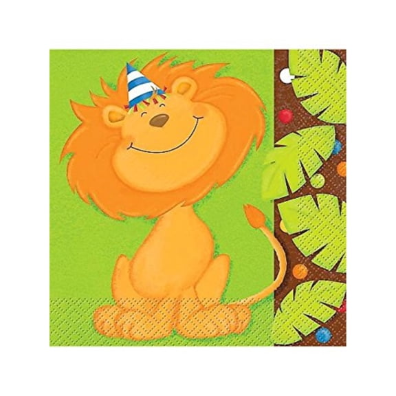 Jungle Birthday Luncheon Napkins (16-pack)