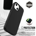 thumbnail image 2 of Decase For iPhone 13 Case,Shockproof Silicone Rubber Heavy Duty Soft TPU Protector Phone Case Cover,Black, 2 of 6