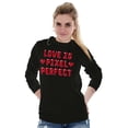 thumbnail image 3 of Love Pixel Perfect Valentines Day Women's Long Sleeve T Shirt Brisco Brands S, 3 of 6