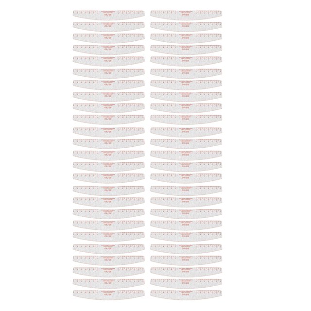 Manicura de Archivos de Uños, 50 PCS Efectivos 80/80 Archivos de Unas Reutilizables Curvado Preciso Curvado Para Unas Acrílicas Extensión de Umas Gel