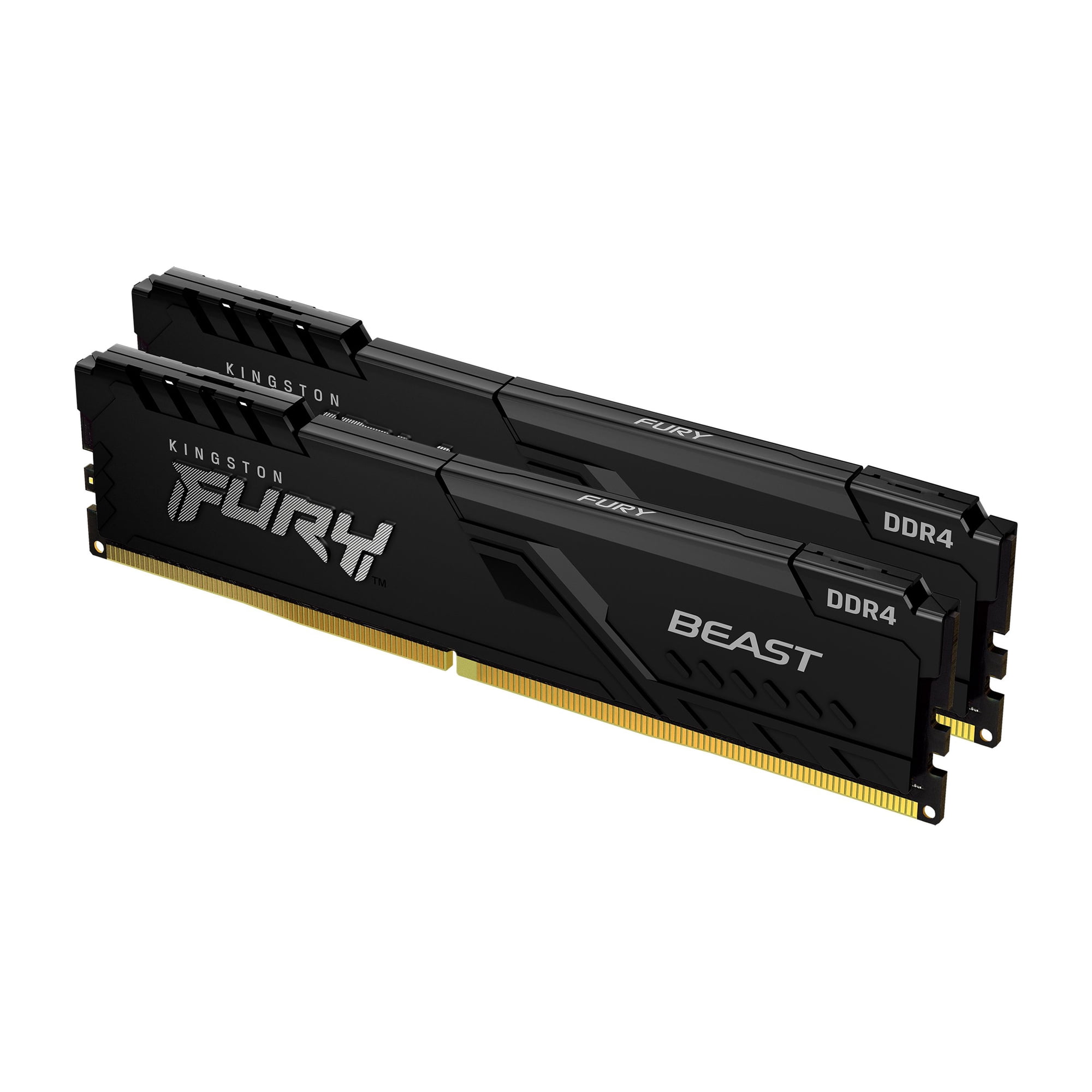 Kingston FURY Beast 16GB (2x8GB) 3200MHz DDR4 CL16 Desktop Memory Kit of 2 KF432C16BBK2/16