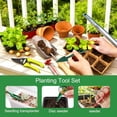 thumbnail image 6 of Mini Seed Spreader, 2026 Upgraded Seed Sower Tool Manual Seedlings Dibber and Widger Set, Mini Seed Dispenser for Tiny Seeds (1 Set Yellow), 6 of 7