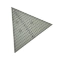 thumbnail image 3 of Zeiwohndc Multifunctional Acrylic Strip Tube Ruler Sewing Template Ruler Triangle-shaped, 3 of 9