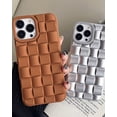 thumbnail image 5 of Compatible with iPhone 15 Pro Max Case for Women/Girls, Cute 3D Laid Desgin Soft Silicone Shockproof Raised Bumper Corners Case for iPhone 15 Pro Max（Brown）, 5 of 13