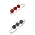 thumbnail image 1 of Broches de Seguridad Sunnimix para Mujer de Perlas de Cristal 2 Piezas, 1 of 8