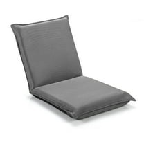 Kepooman Floor Chair, Sofa Chair, Accent Meditation Floor Seat,Adjustable 6 positions Folding Lazy Man Sofa Chair Floor Chair-Gray