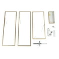 thumbnail image 2 of Modern LED Ceiling Light, 3 Layer Rectangular Stepless Dimming Chandelier Flush Mount Lights with 3 Color Temperature, Memory Function, Remote Control, Ceiling Lamp for Living Room, 2 of 7