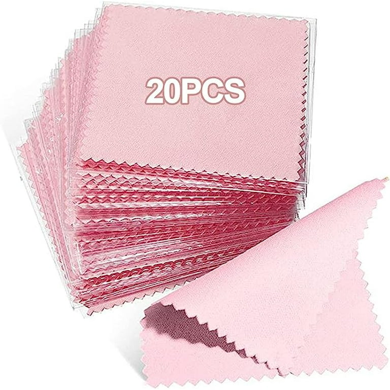 Sunshine Polishing Cloths, Bulk Pack, For Silver, Gold, Brass And Copper  Jewellery, Polishing Cloths To Keep The Shine Of Your Jewellery (Pack Of 20)