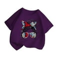 thumbnail image 3 of Toddler Girls T Shirt Kid Cute Graphic Round Neck Short Sleeve Summer Casual Tops for Girls Size 3-4T, 3 of 5