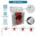 thumbnail image 6 of Valentine's Day Table Runner 60 Inches Long Farmhouse Dress Scarves, Red Striped Checked Love Eucalyptus Dining Tablerunner for Coffee Table/Kitchen Island/Party Décor, 13" x 60", 6 of 8