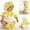 2-Easter chicken romper + shoes, variant on Toddler Boy Easter Outfit Baby Chicken Romper Hooded Bodysuits Easter Newborn Infant Romper 18-24 Months