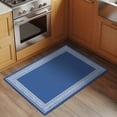 thumbnail image 3 of Dark Blue Greek Key Large Area Rugs for Bedroom Living Room, Soft Non Slip Carpet Bedside Rug, Geometric Greece Ancient Farmhouse Geo Rectangular Floor Cover Kitchen Accent Rug 2'x3' for Office, 3 of 9