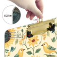 thumbnail image 6 of FORMRS Acrylic Clipboard with Low Profile Clip Standard A4 Letter Size, 12.5" x 9", Floral Birds Pattern, 6 of 8