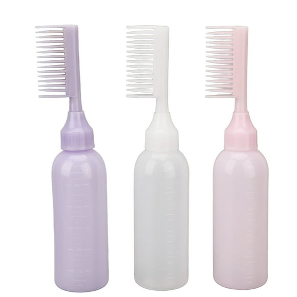 Hair Dyeing Bottle, Root Comb Applicator Bottle Even Coloring For Beauty Salons