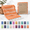 Tangerine, variant on Cloud Grey Extra Large Oversized Quick Dry Cotton Beach Towel for Bath Gym Yoga Travel