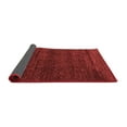 thumbnail image 2 of Ahgly Company Indoor Square Abstract Red Modern Area Rugs, 6' Square, 2 of 4