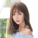 thumbnail image 3 of Peluca de mujer de pelo largo rizado con flequillo al estilo japonés y coreano con tocado completo, 3 of 5